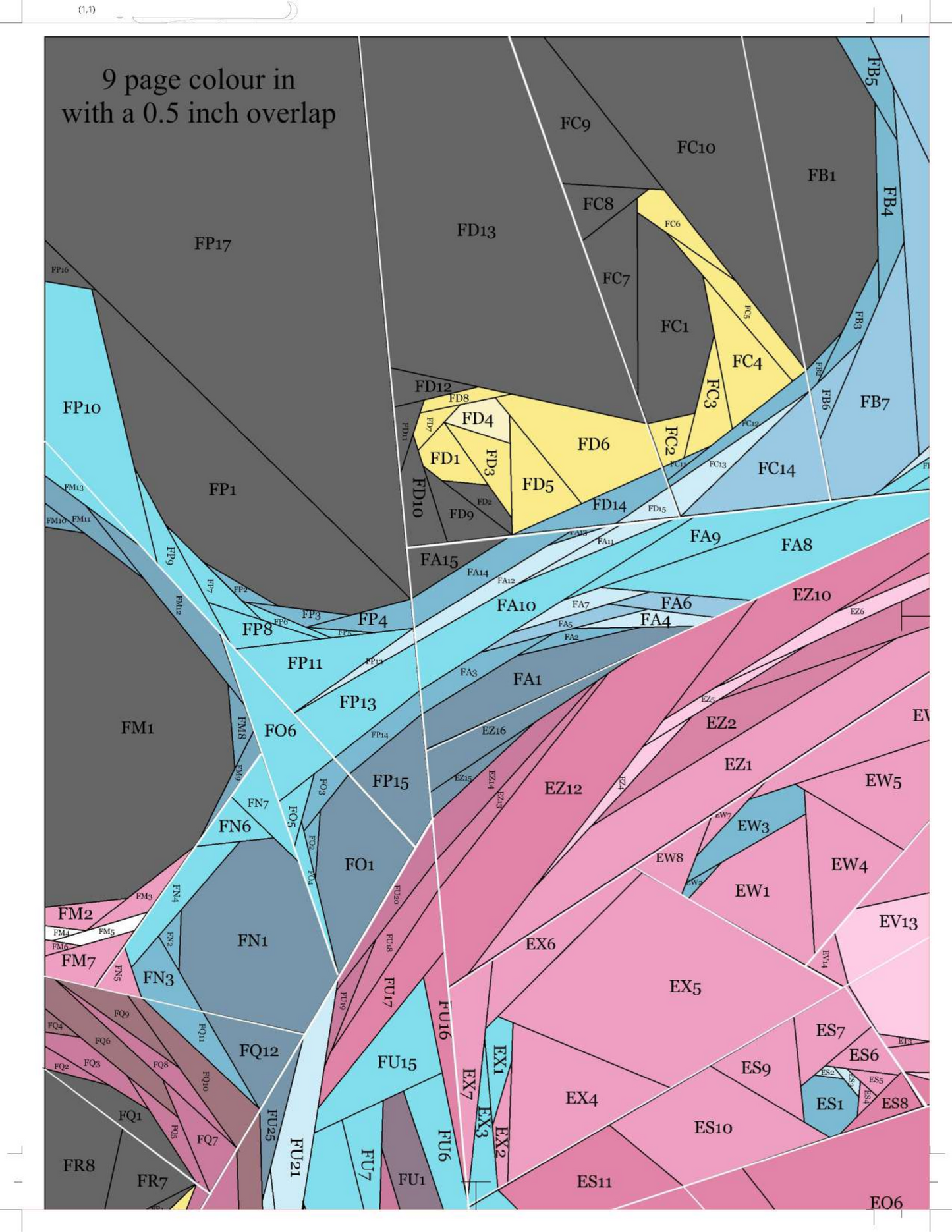 Splash Skull 70x90 inch full foundation paper piecing quilt pattern fpp skull pattern with quilt along