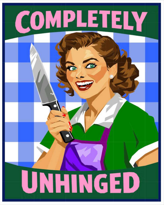 Completely Unhinged - Kristy FPP Quilt Pattern (60x75")