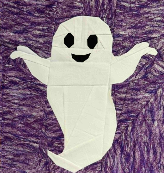 Cute Ghost & Bat Halloween FPP Bundle: 18 Inch Quilt Blocks (Digital Download)
