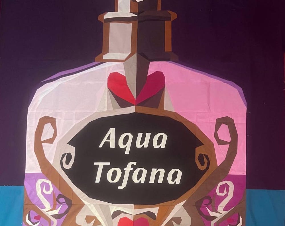 Aqua Tofana Quilt Pattern